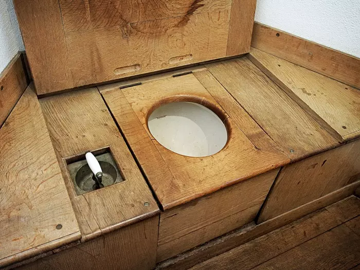 Wood toilet