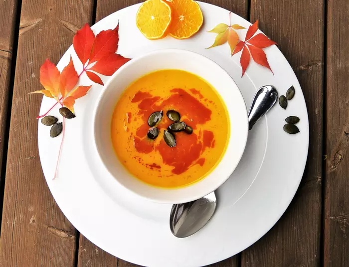 Pumpkin cream soup