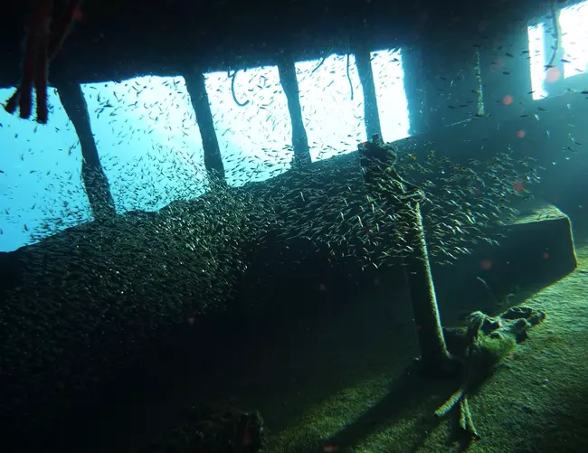 Wreck underwater