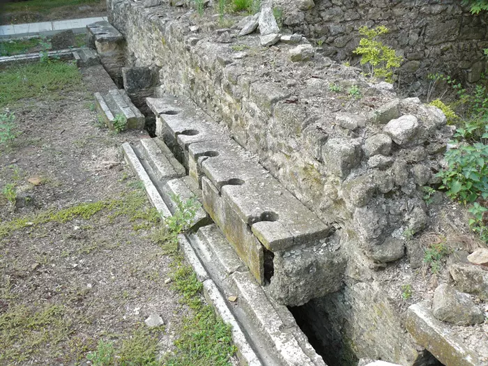 Ancient public toilets in Greece